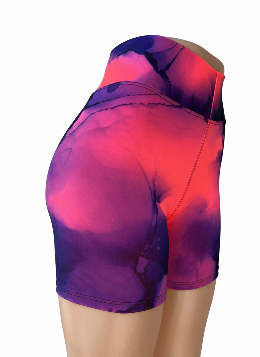 Short Suplex - Tie-Dye Violeta