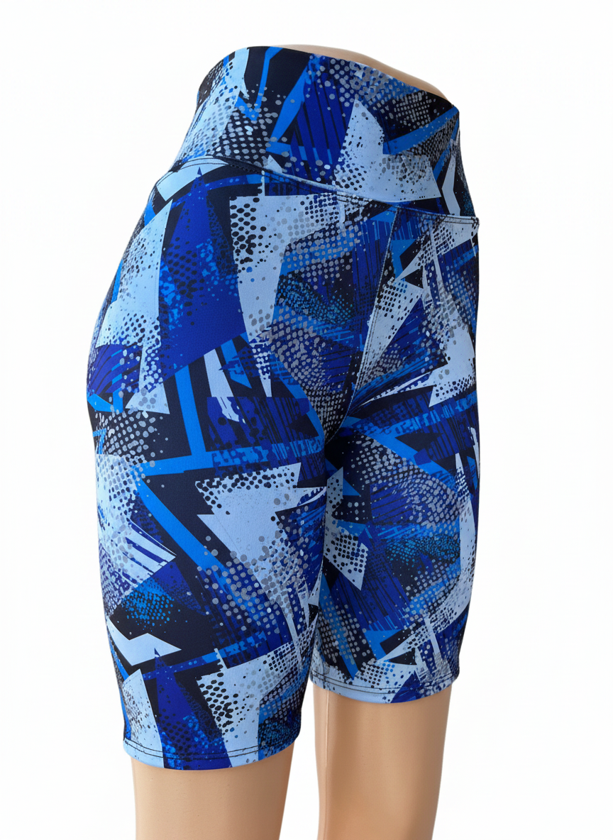 Bikers Suplex - Geometría Azul - Talla Estándar