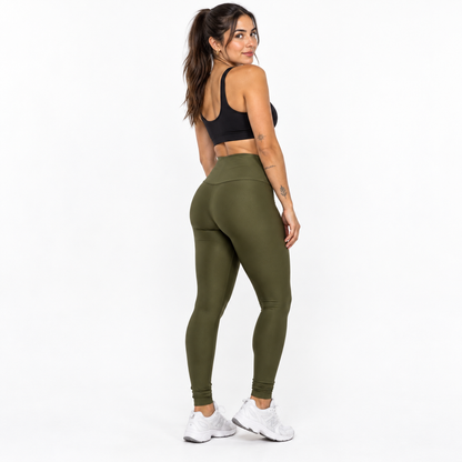 Calza Dupont Verde Musgo  Talla Estandar
