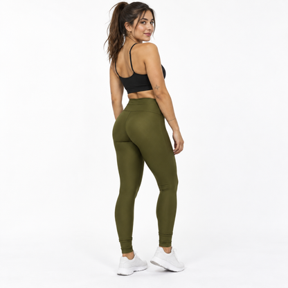 Calza Dupont Verde Musgo  Talla Estandar