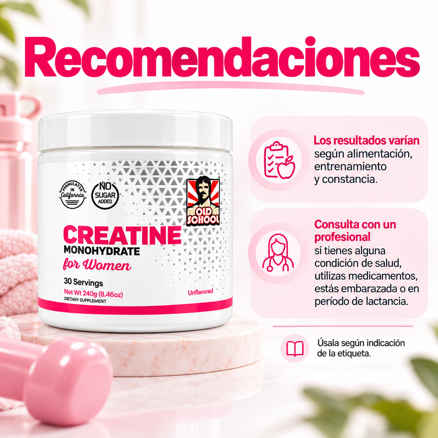 Creatina Monohidratada Old School – 240 g