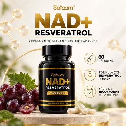 Resveratrol + NAD Satoomi – 60 Cápsulas