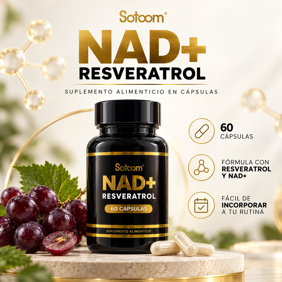 Resveratrol + NAD Satoomi – 60 Cápsulas