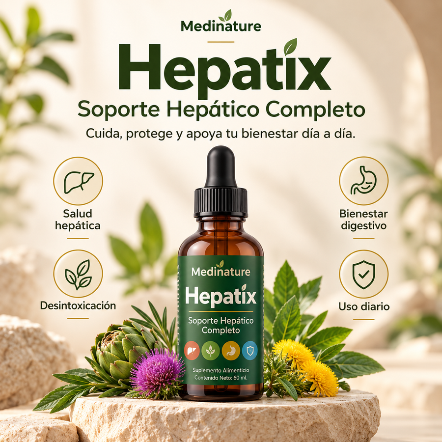 Hepatix – Fórmula de Soporte Hepático Completo