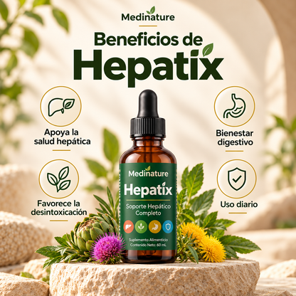 Hepatix – Fórmula de Soporte Hepático Completo