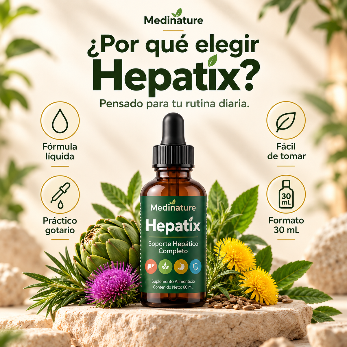 Hepatix – Fórmula de Soporte Hepático Completo