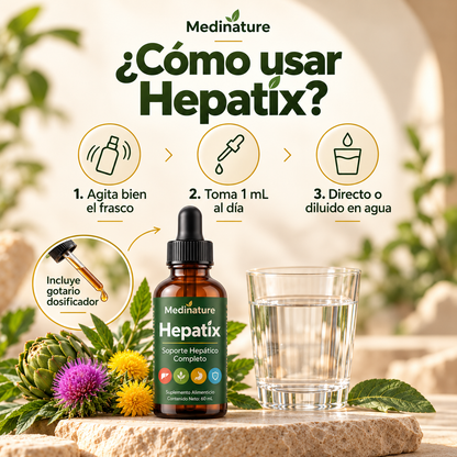 Hepatix – Fórmula de Soporte Hepático Completo
