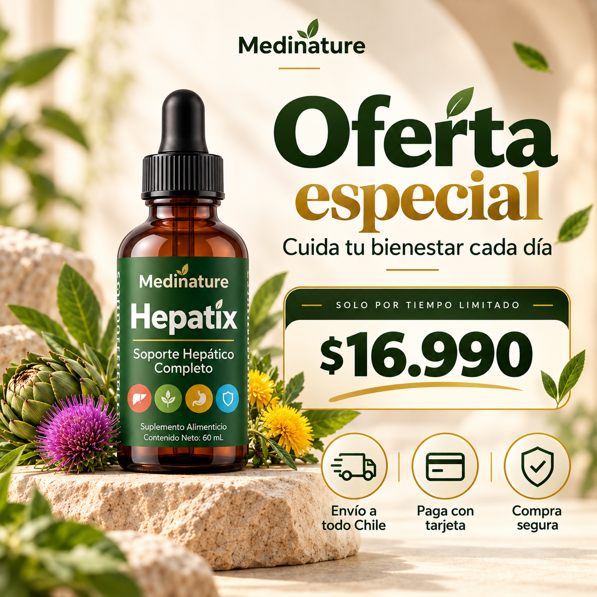 Hepatix – Fórmula de Soporte Hepático Completo