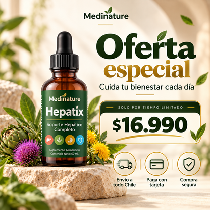 Hepatix – Fórmula de Soporte Hepático Completo