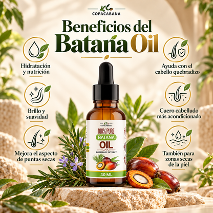 Aceite de Batana 100% Puro y Natural – Nutrición para Cabello y Piel 30 ml