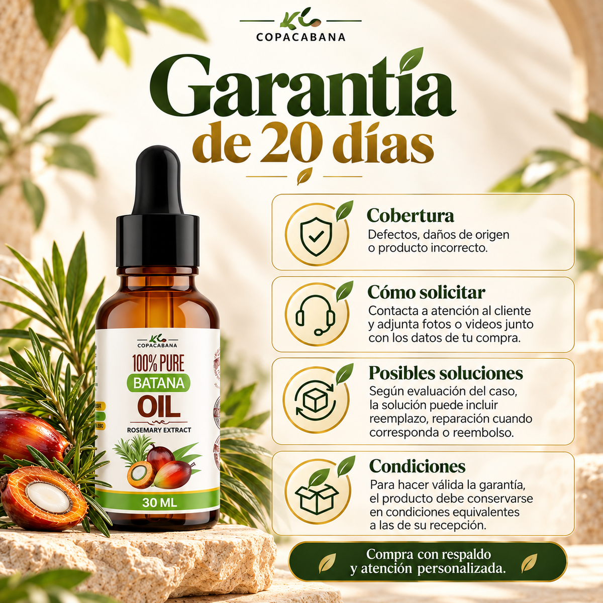 Aceite de Batana 100% Puro y Natural – Nutrición para Cabello y Piel 30 ml