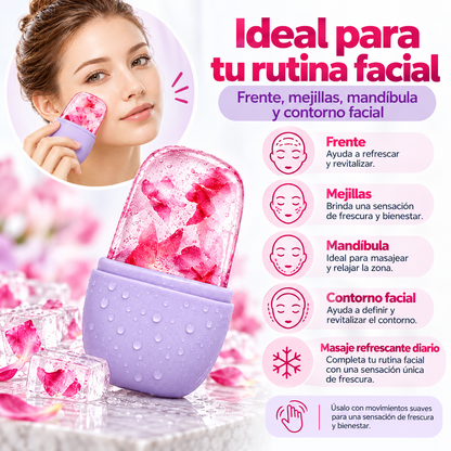 Molde Hielo Facial de Silicona Ice Stick – Masaje Facial Refrescante