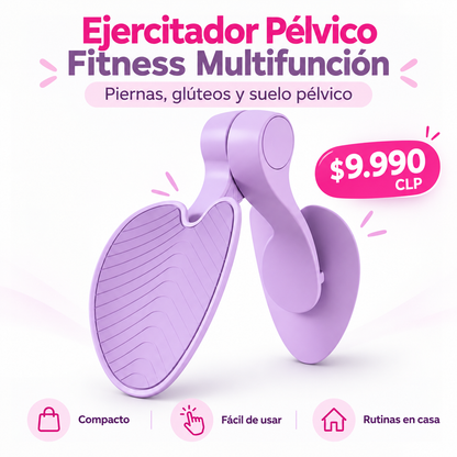 Ejercitador Pélvico Fitness Multifunción para Piernas, Glúteos y Suelo Pélvico