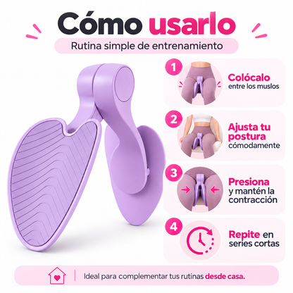 Ejercitador Pélvico Fitness Multifunción para Piernas, Glúteos y Suelo Pélvico