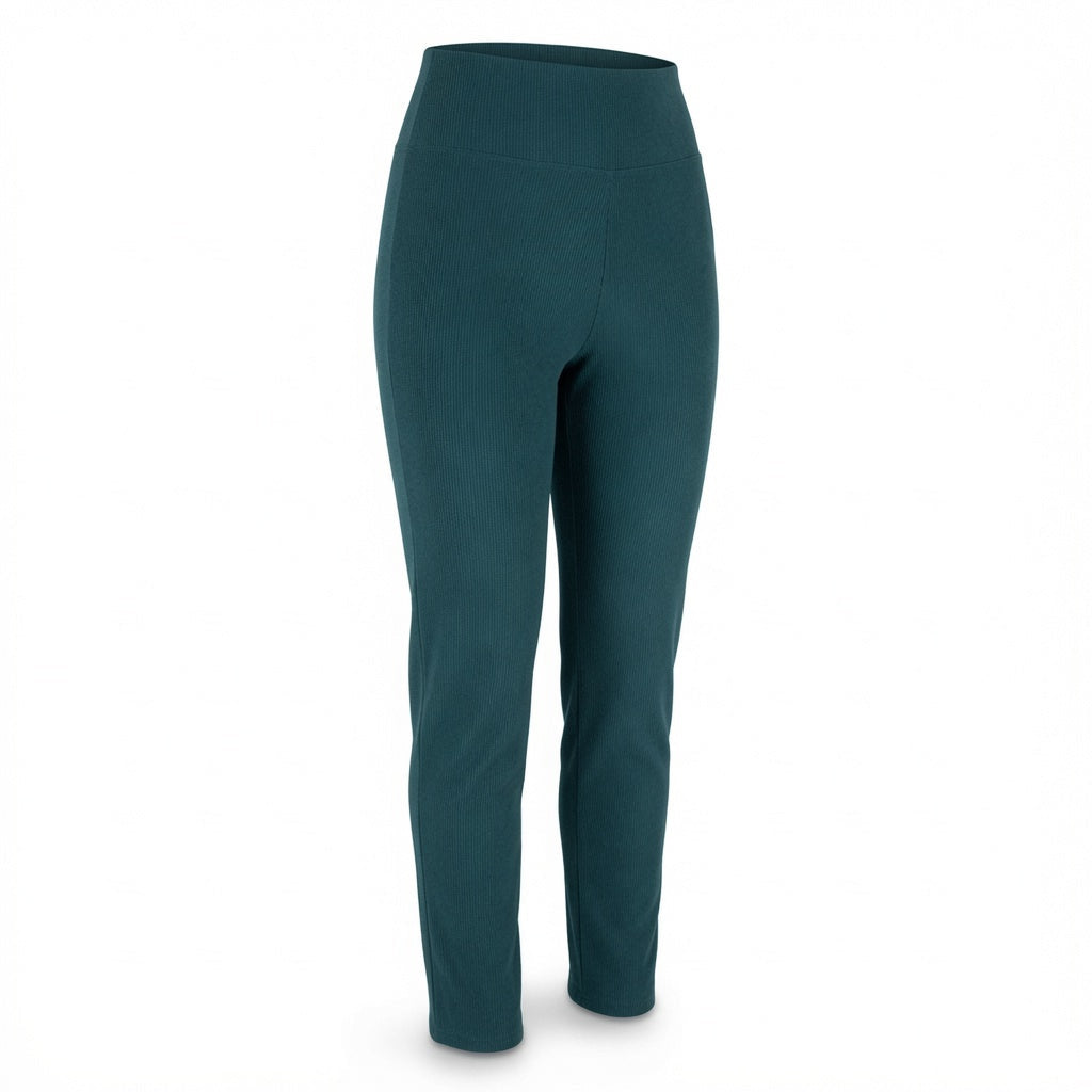 Pierna Recta Cotele Con Polar Verde Menta - Talla Estándar