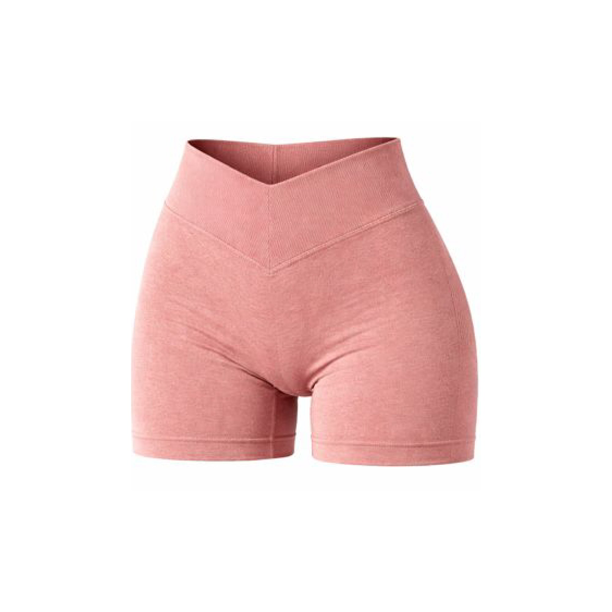 Short Push Up Liso con Cintura en V - Damasco