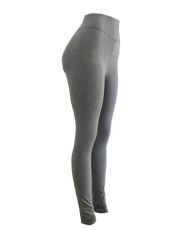 Calza Algodón Gris Claro