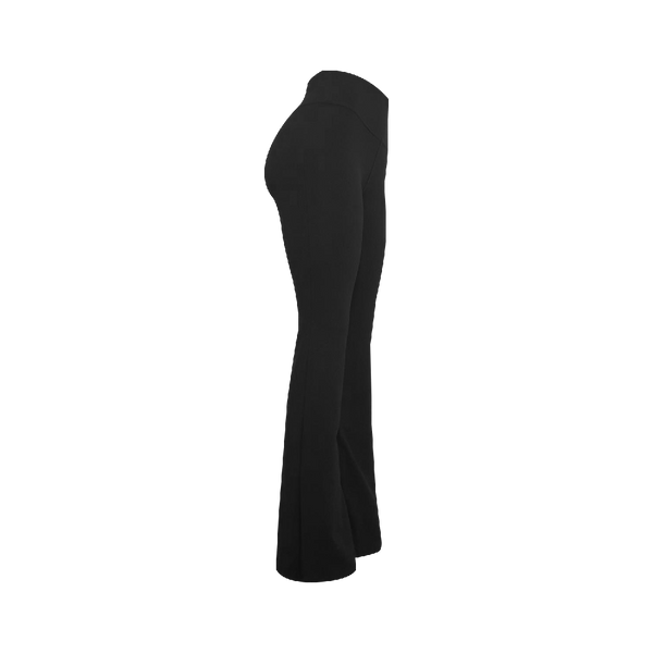 Flare Pants Algodón - Negro - Talla Estándar