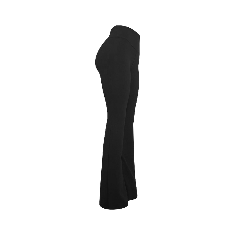 Flare Pants Algodón - Negro - Talla XL