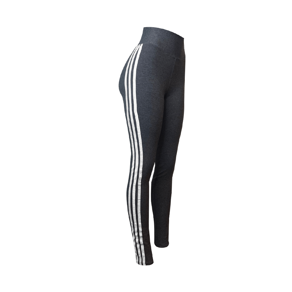 Calza Franjas Gris Oscuro