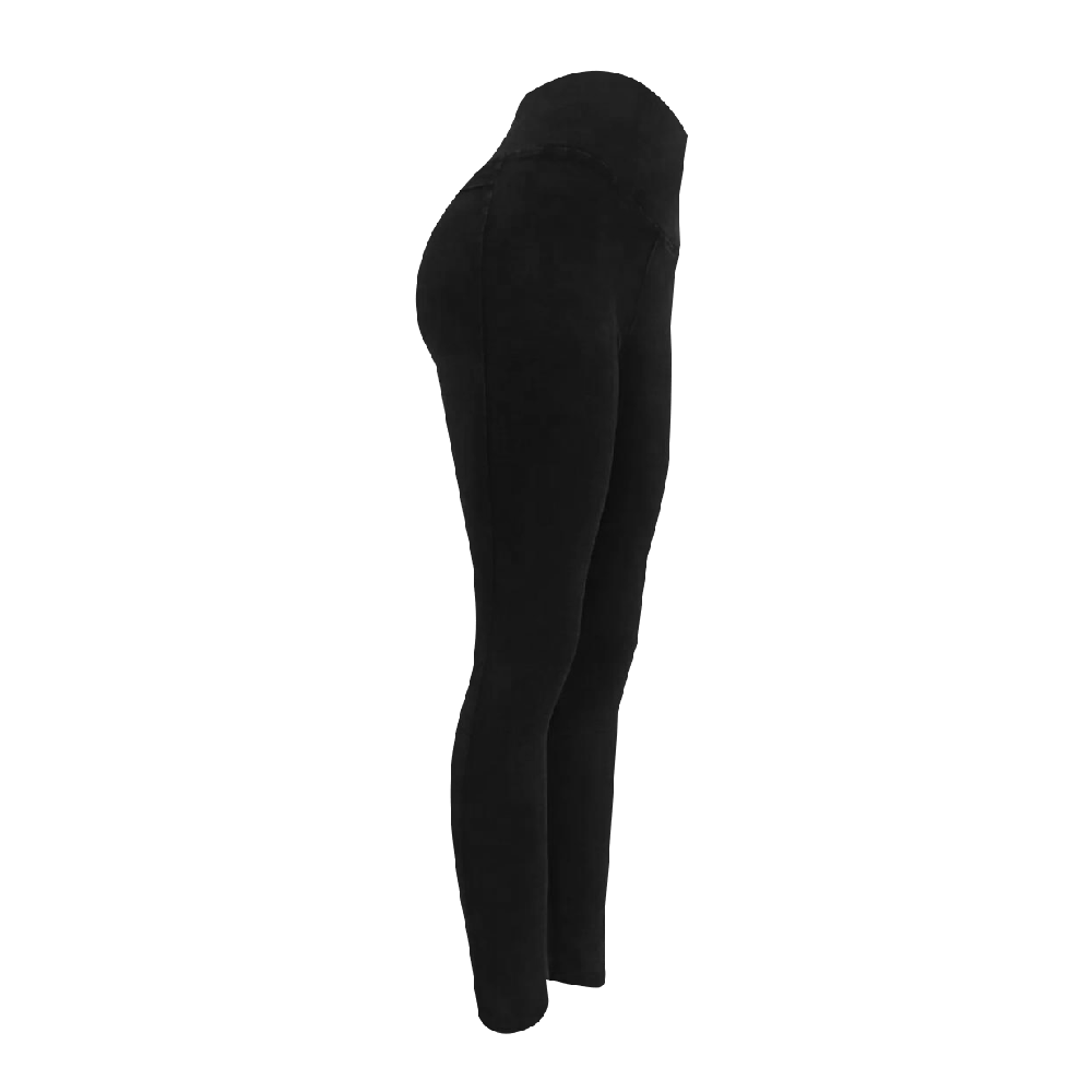 Calza Jeans Negro Liso