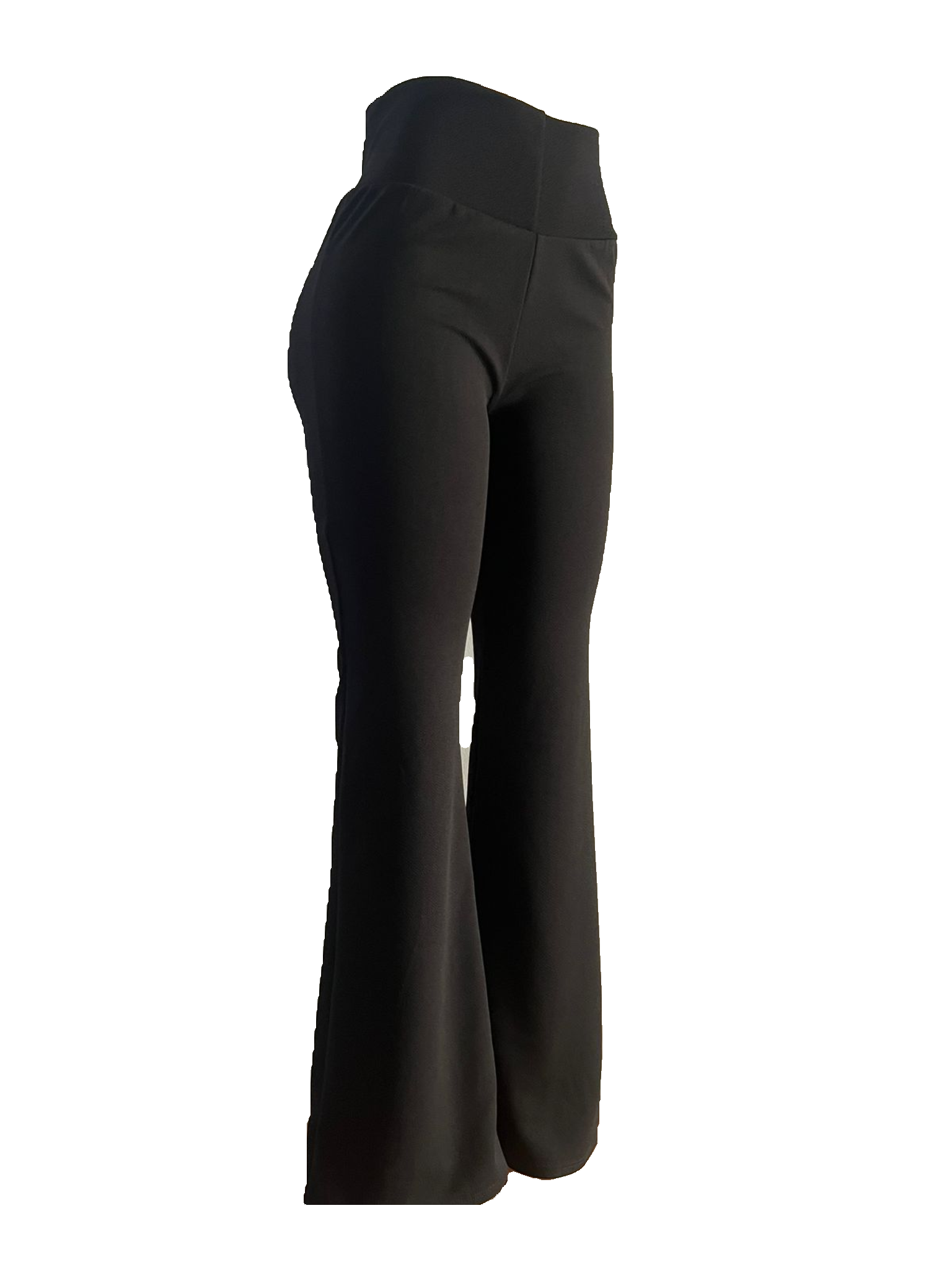 Flare Pants - Tela Sofía - Negro - Talla XL