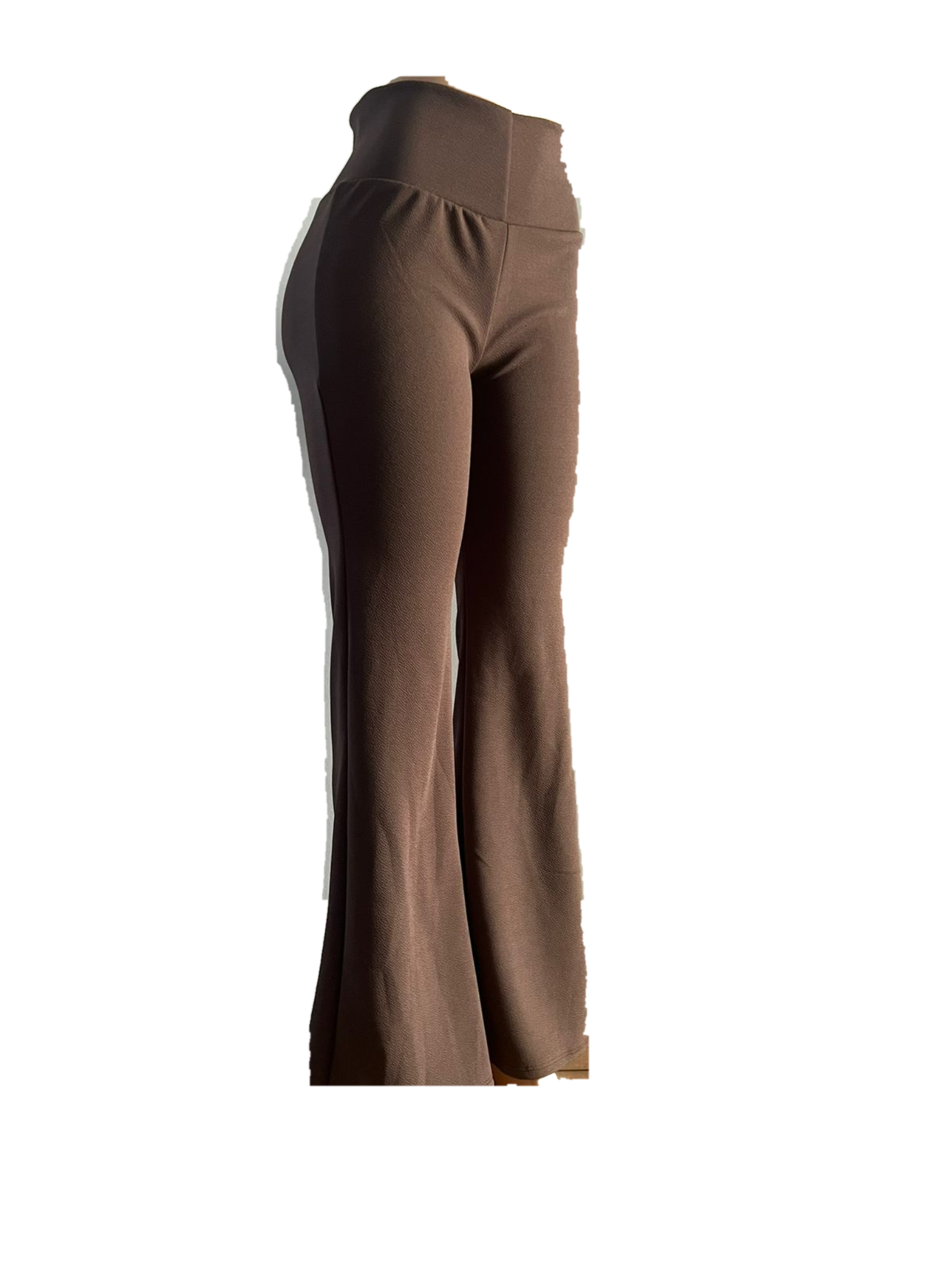 Flare Pants - Tela Sofía - Café Moka
