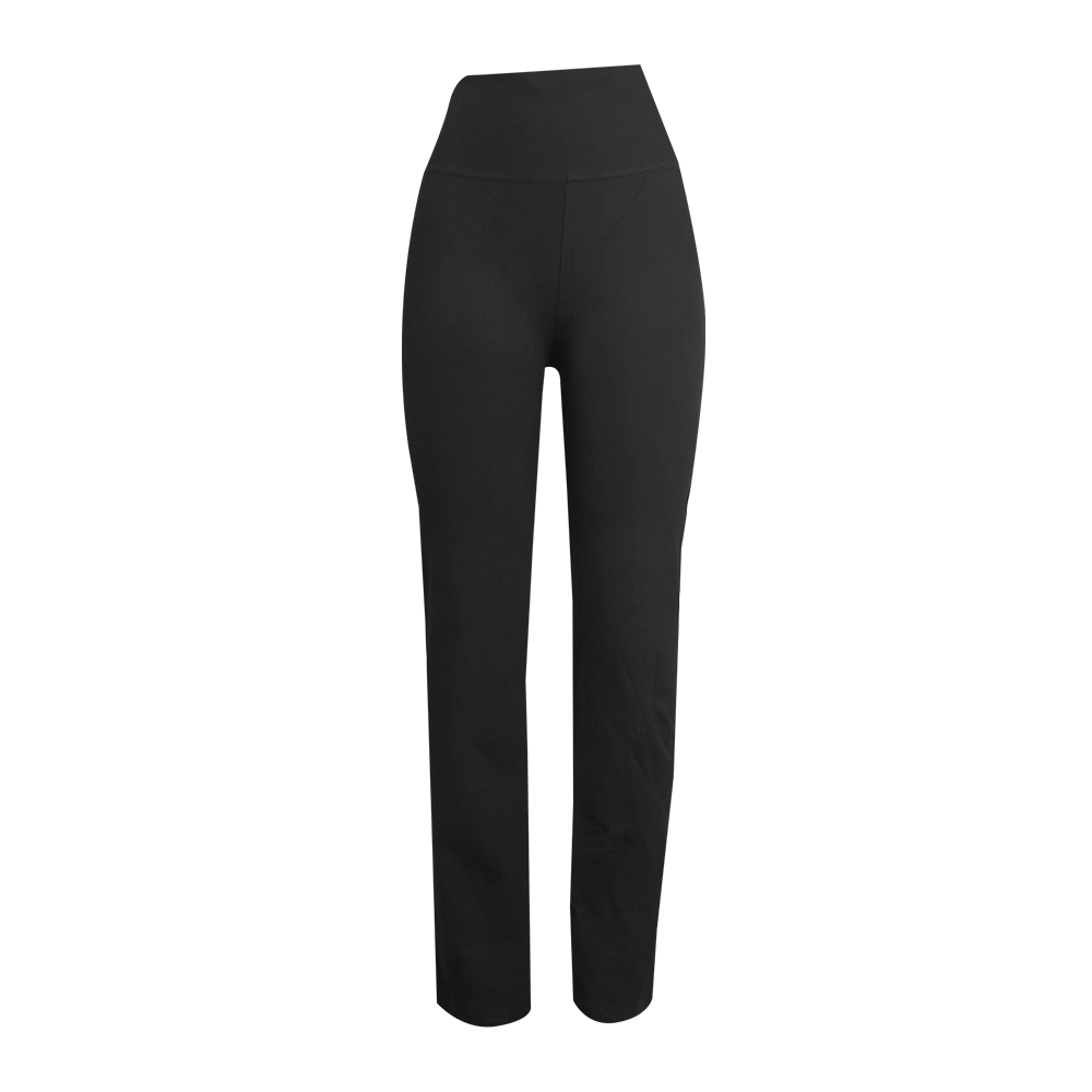 Pierna Recta algodón elasticado Negro - Talla Estándar