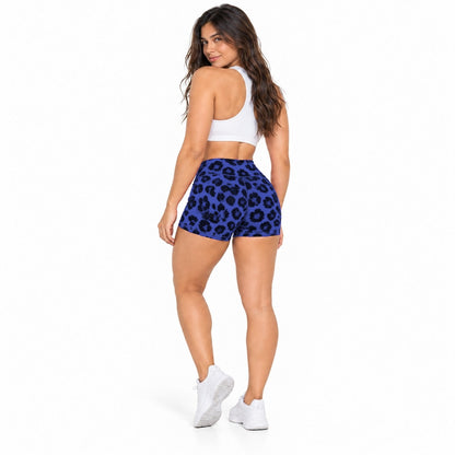 Short Suplex Premium - Estampado Animal Print - Azul Marino