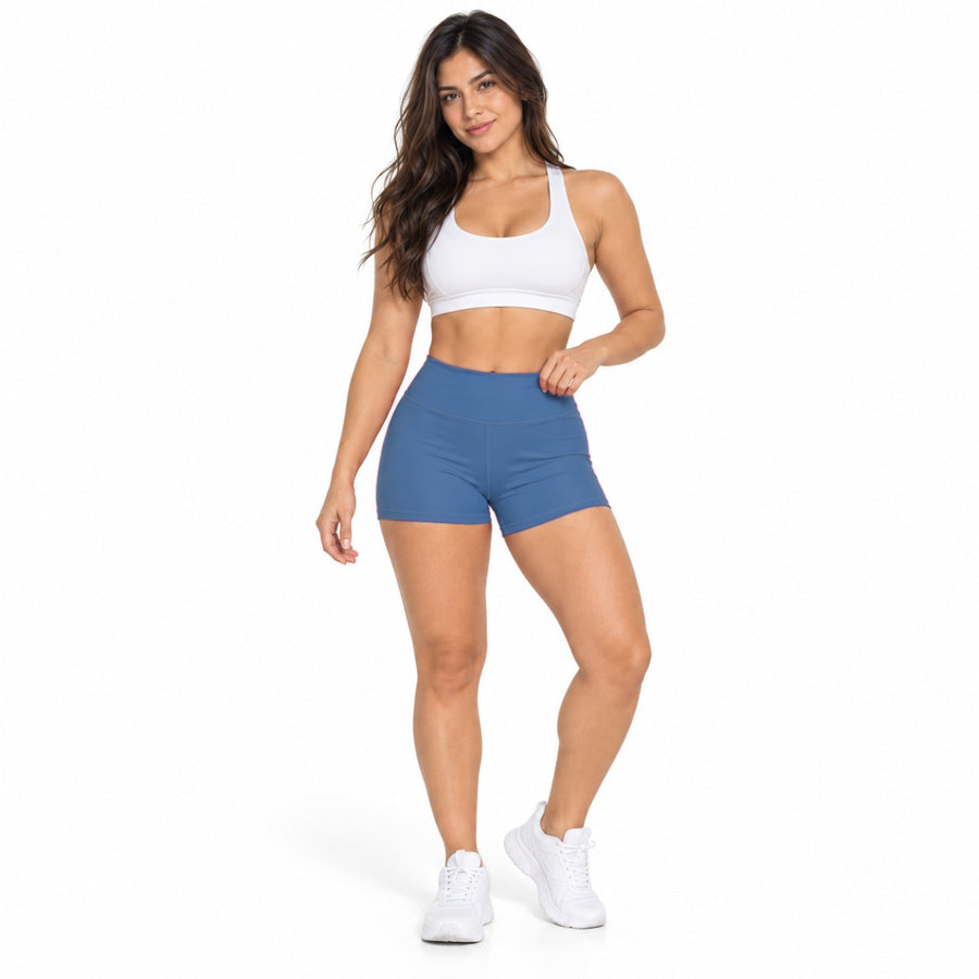 Short Suplex Premium - Liso - Azul Denim