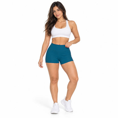 Short Suplex Premium - Liso - Azul Petróleo