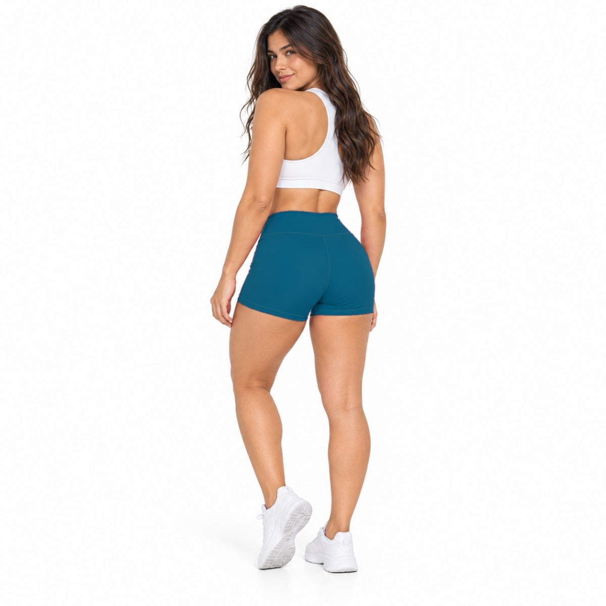 Short Suplex Premium - Liso - Azul Petróleo