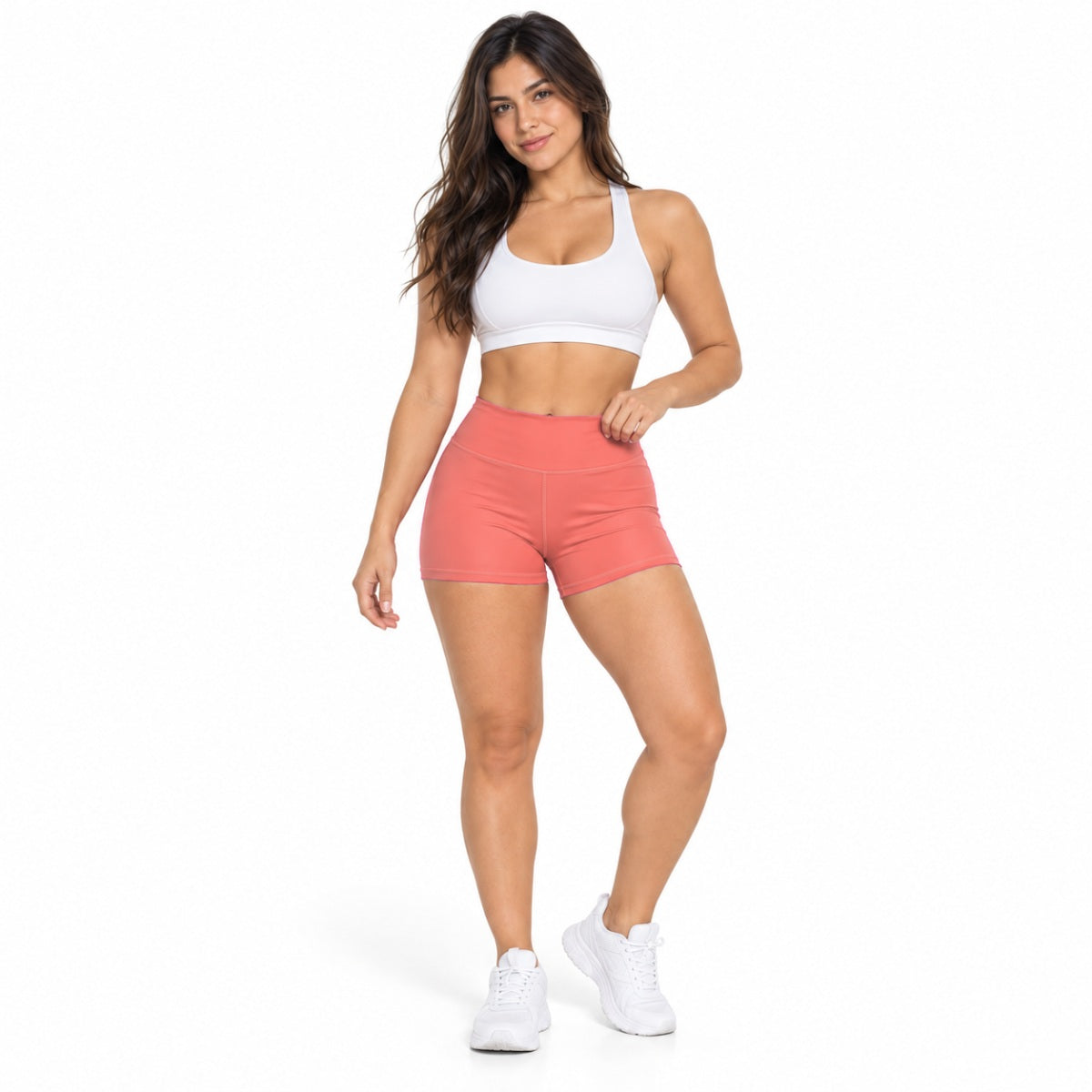 Short Suplex Premium - Liso - Coral
