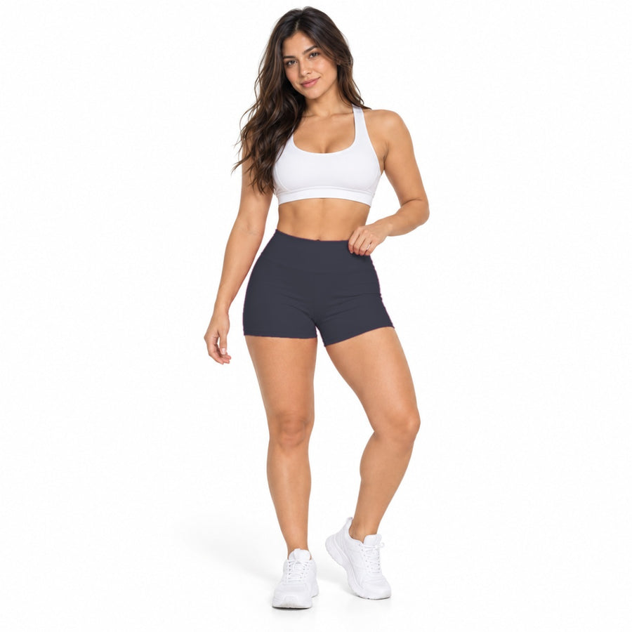 Short Suplex Premium - Liso - Negro