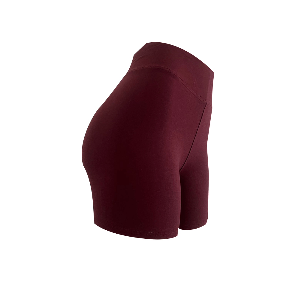 Short Algodón Burdeo