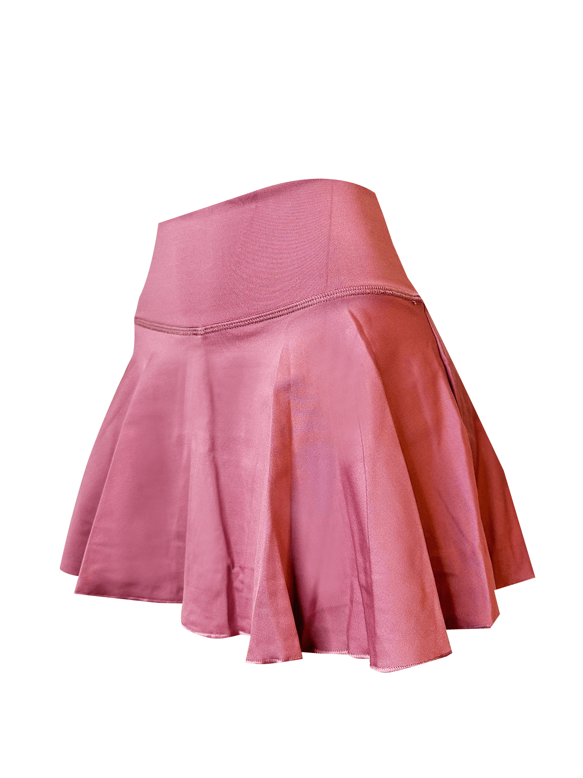 FALDA SHORT´S SUPLEX TABLEADA ROSADO