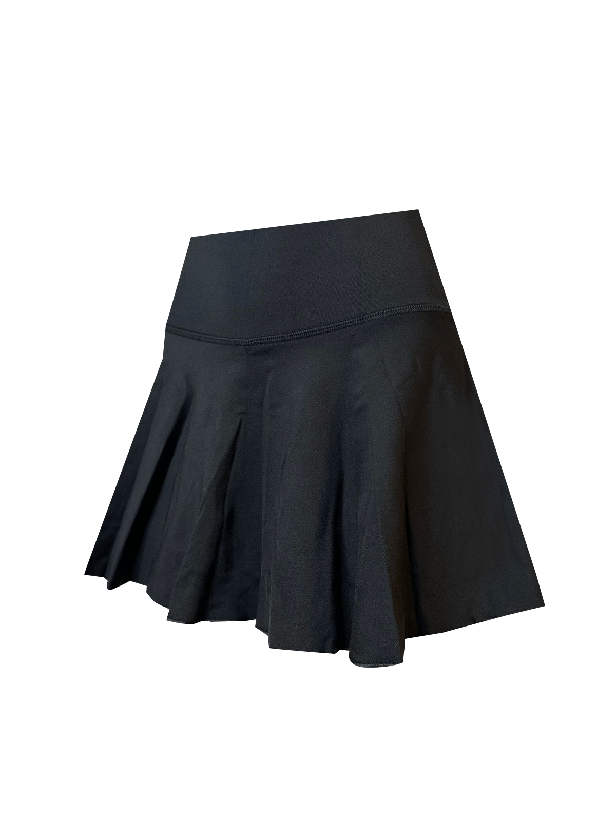 FALDA SHORT´S SUPLEX TABLEADA NEGRA